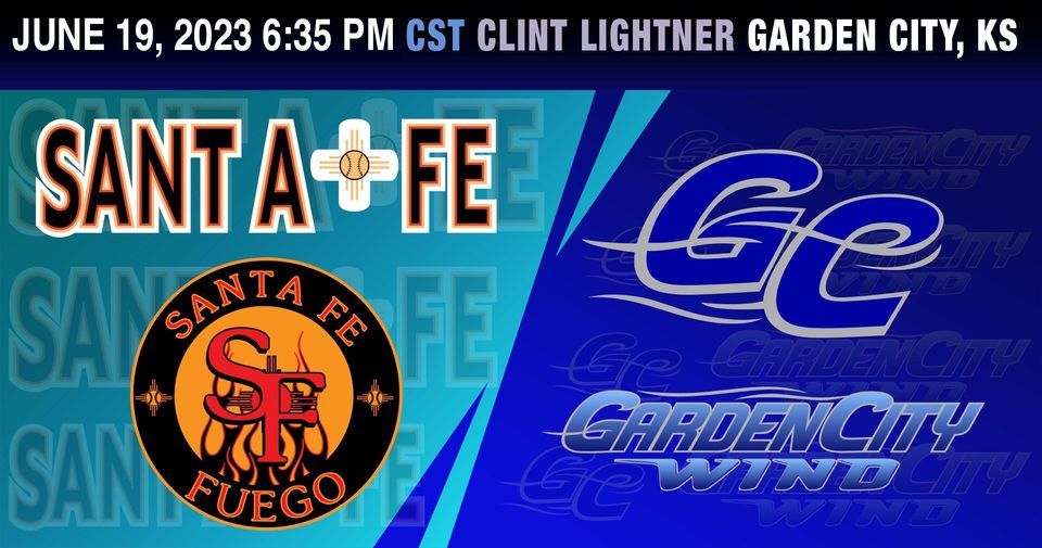 Santa Fe Fuego at Garden City Wind, Clint Lightner Baseball Field