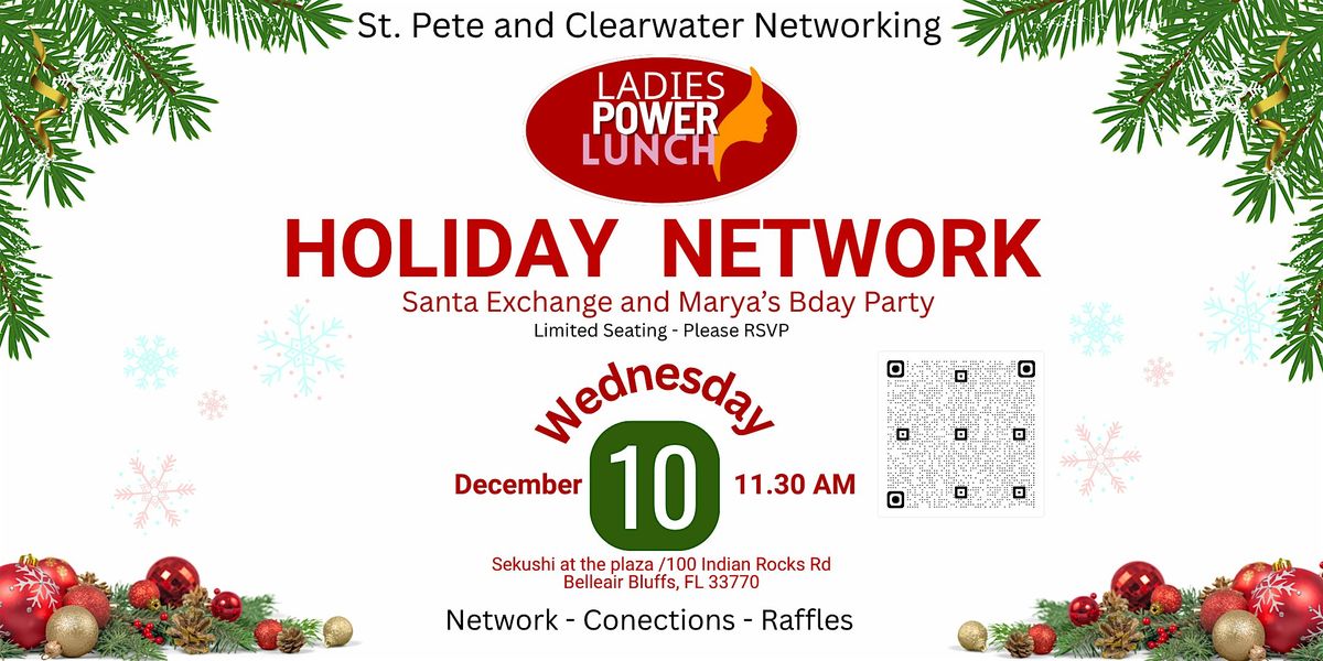 Ladies Power Lunch - Holiday Network, 10 December | Event in Belleair Bluffs | AllEvents