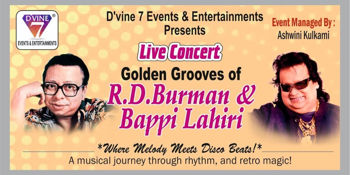 Golden Grooves of R.D. Burman & Bappi Lahiri, 17 December | Event in Pune | AllEvents
