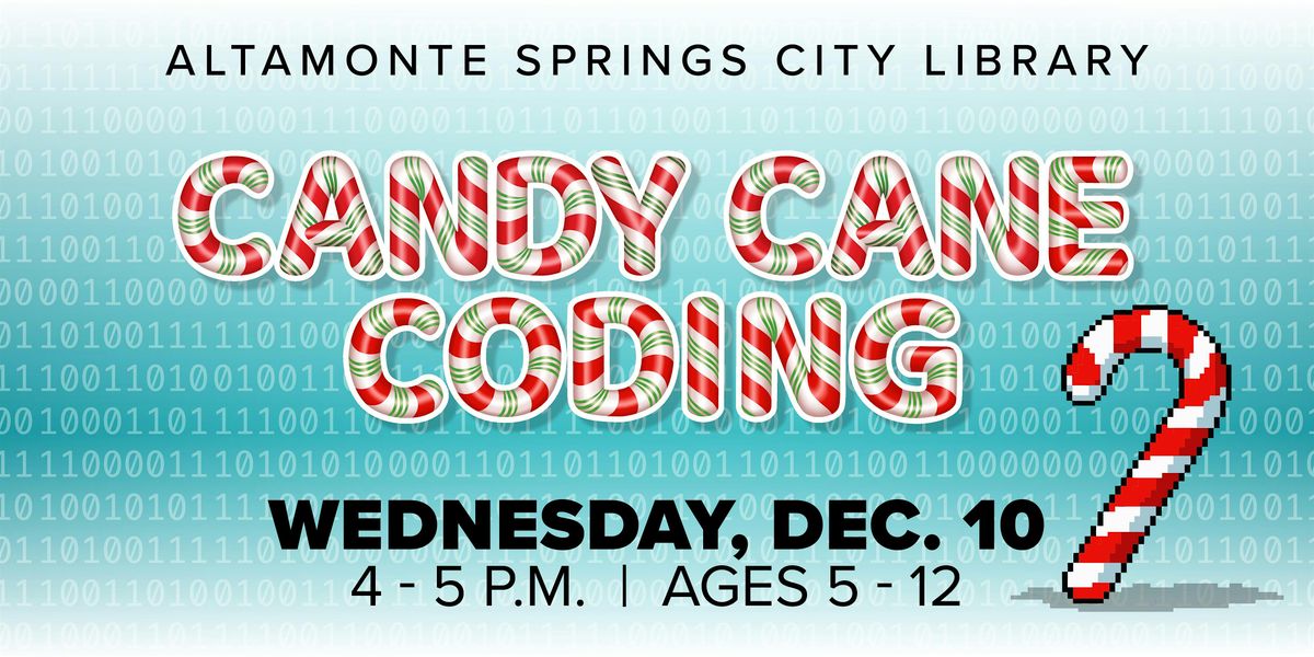 Candy Cane Coding, 10 December | Event in Altamonte Springs | AllEvents
