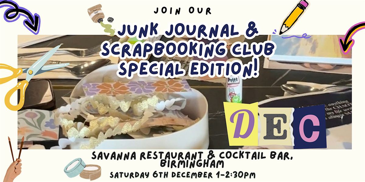 December Junk Journal & Scrapbooking Calligraphy Session, 6 December | Event in Birmingham | AllEvents