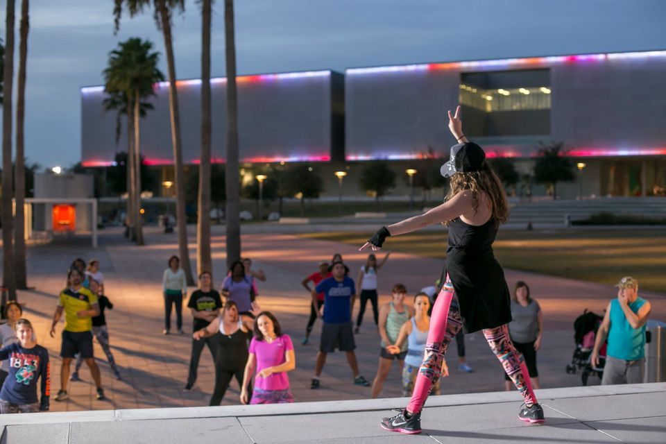 Zumba in the Park, Curtis Hixon Waterfront Park, Tampa, January 16 2024
