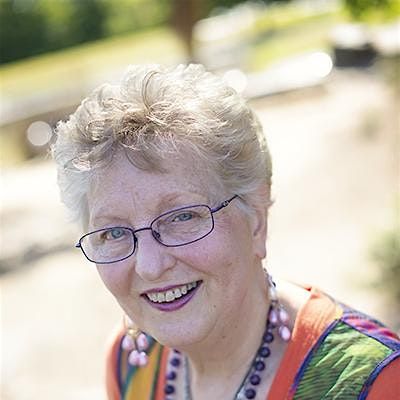 Lynette Mitchell from Laughter For Living logo