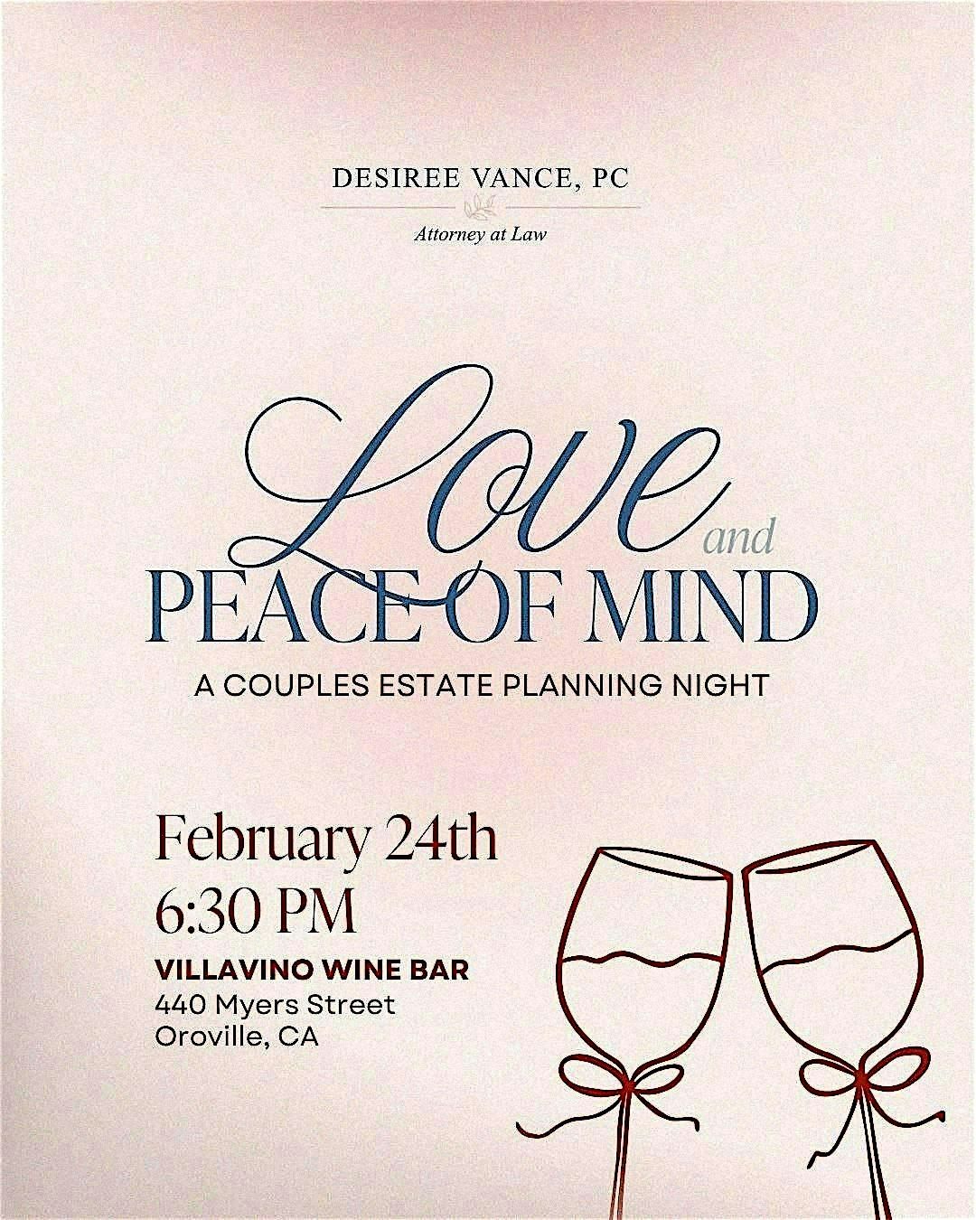 Love & Peace of Mind: A Couples Estate Planning Night