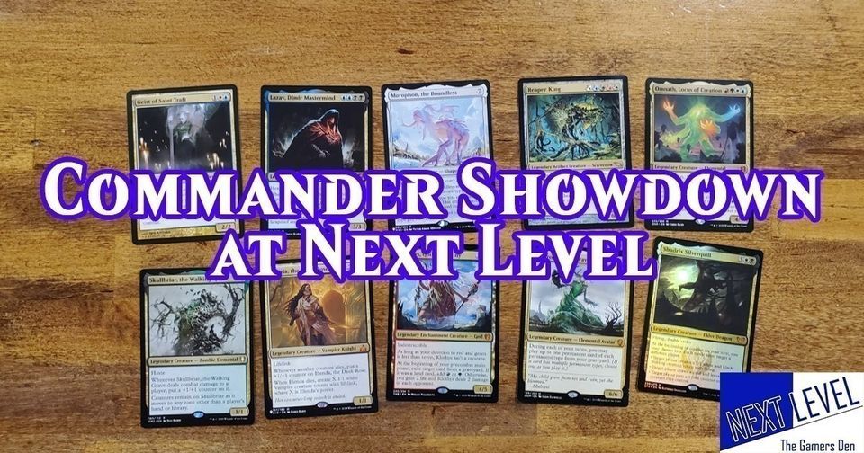 Commander Showdown, Next Level The Gamers Den, Graham, December 28 2023