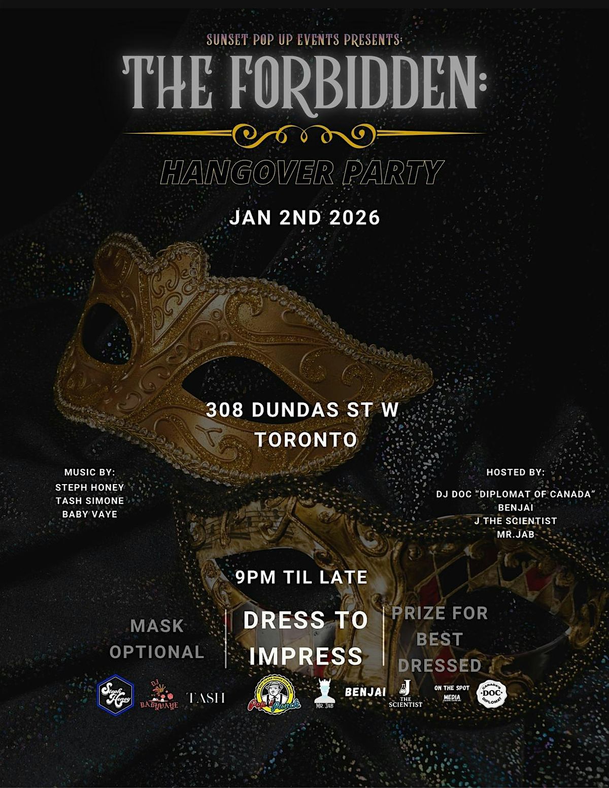 The Forbidden Hangover Party, 2 January | Event in Toronto | AllEvents