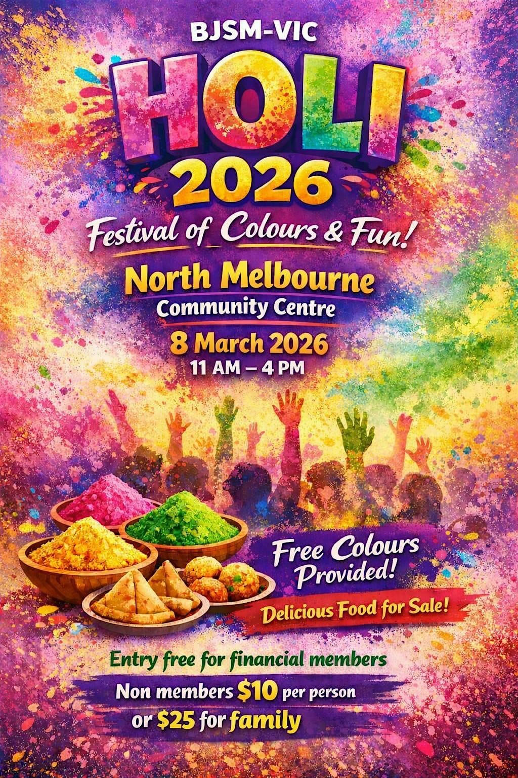 BJSM VIC Holi 2026