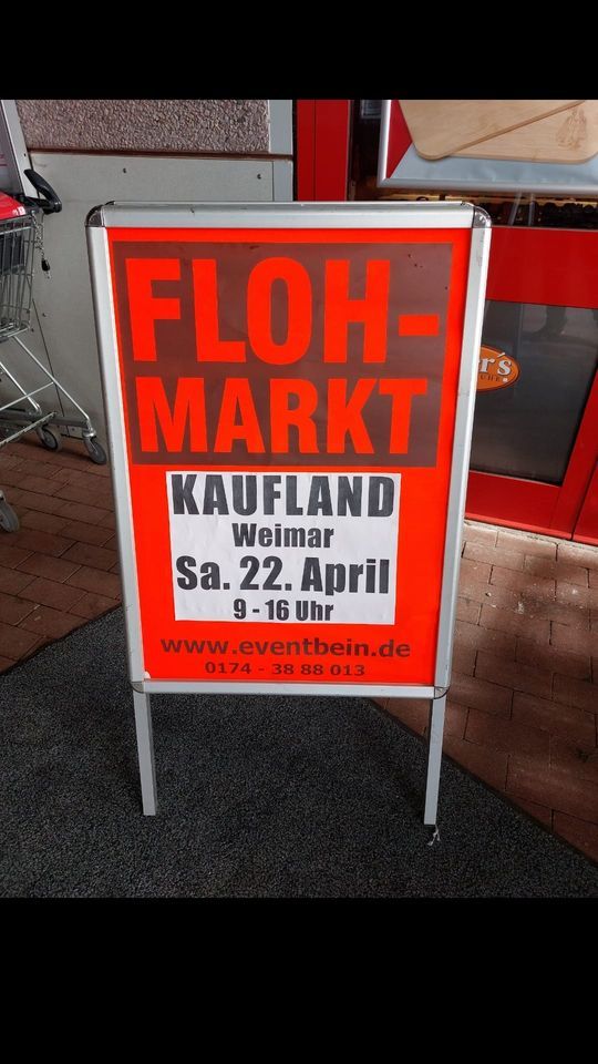 1. Flohmarkt Weimar Kaufland 22.4.23, Kaufland (Weimar, Germany), 22