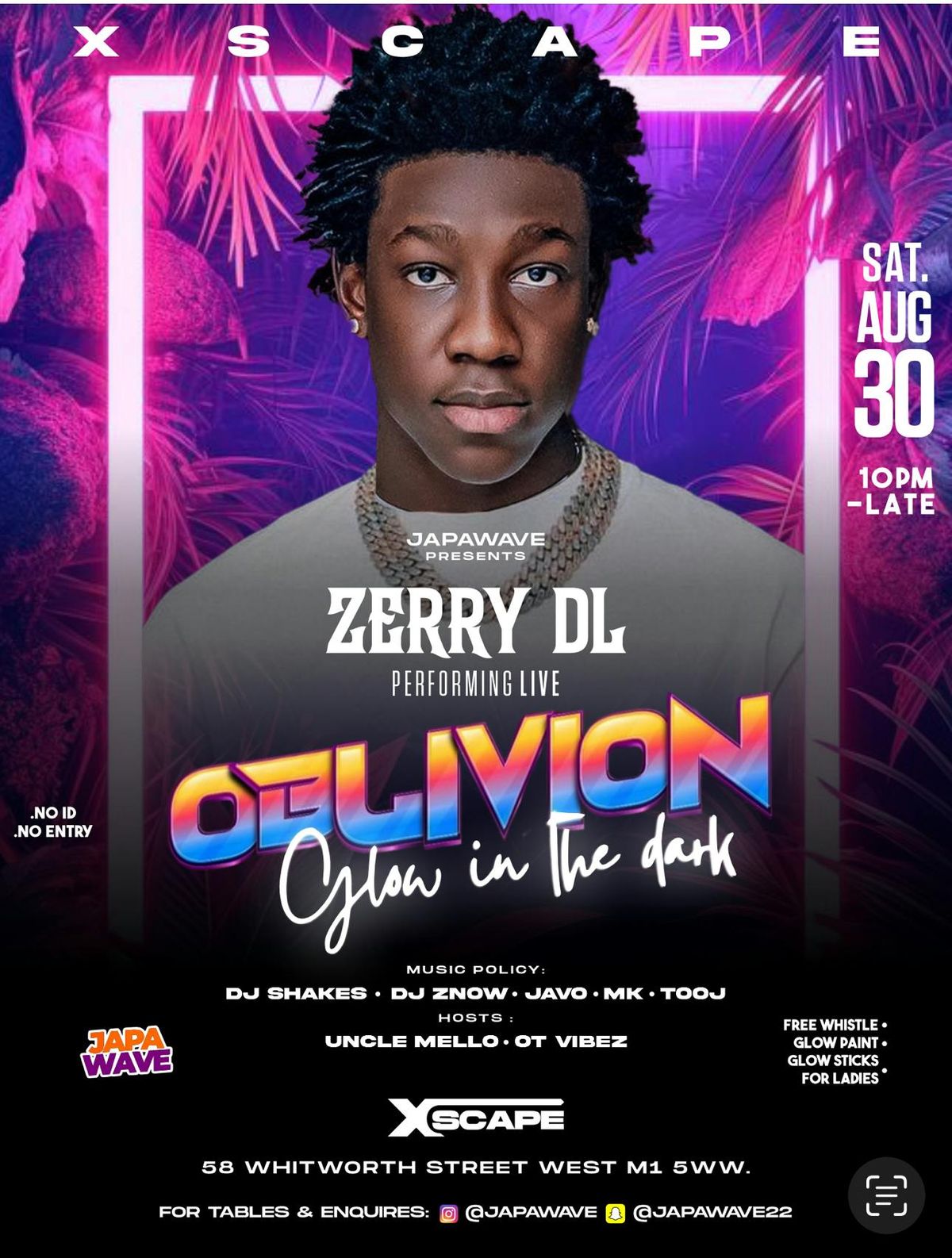 OBLIVION - Glow in the dark Party  R&amp;B // HipHop // Bashment // Amapiano // Afrobeat , 30 August | AllEvents