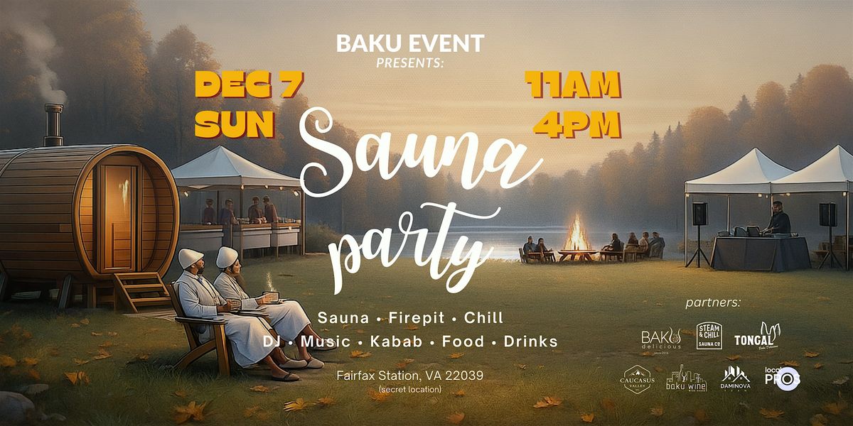 Sauna & Chill Party, 7 December | Event in Fairfax Station | AllEvents