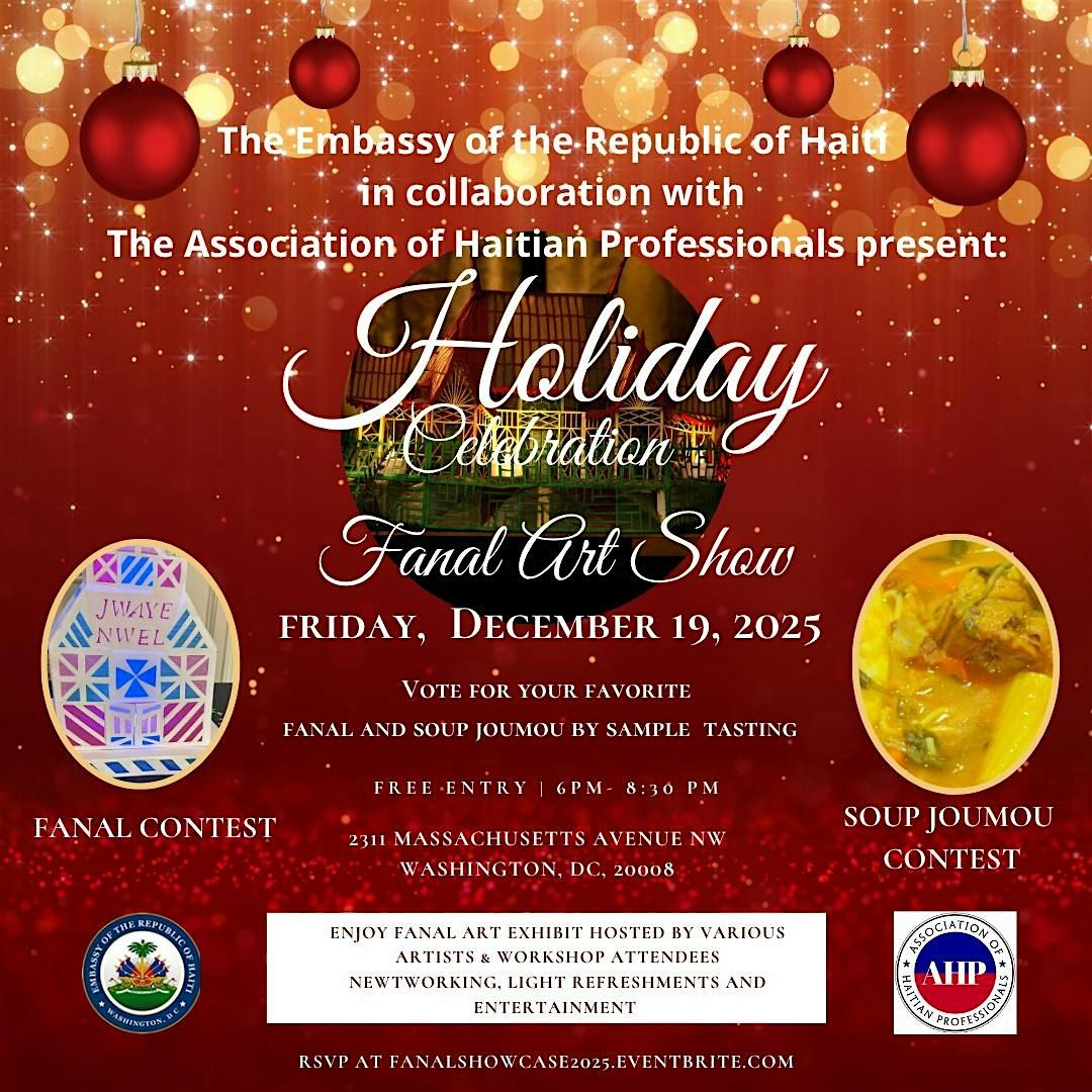 2025 | Holiday Celebration: Showcasing Fanal Craft & Relishing Soup Joumou, 19 December | Event in Washington
