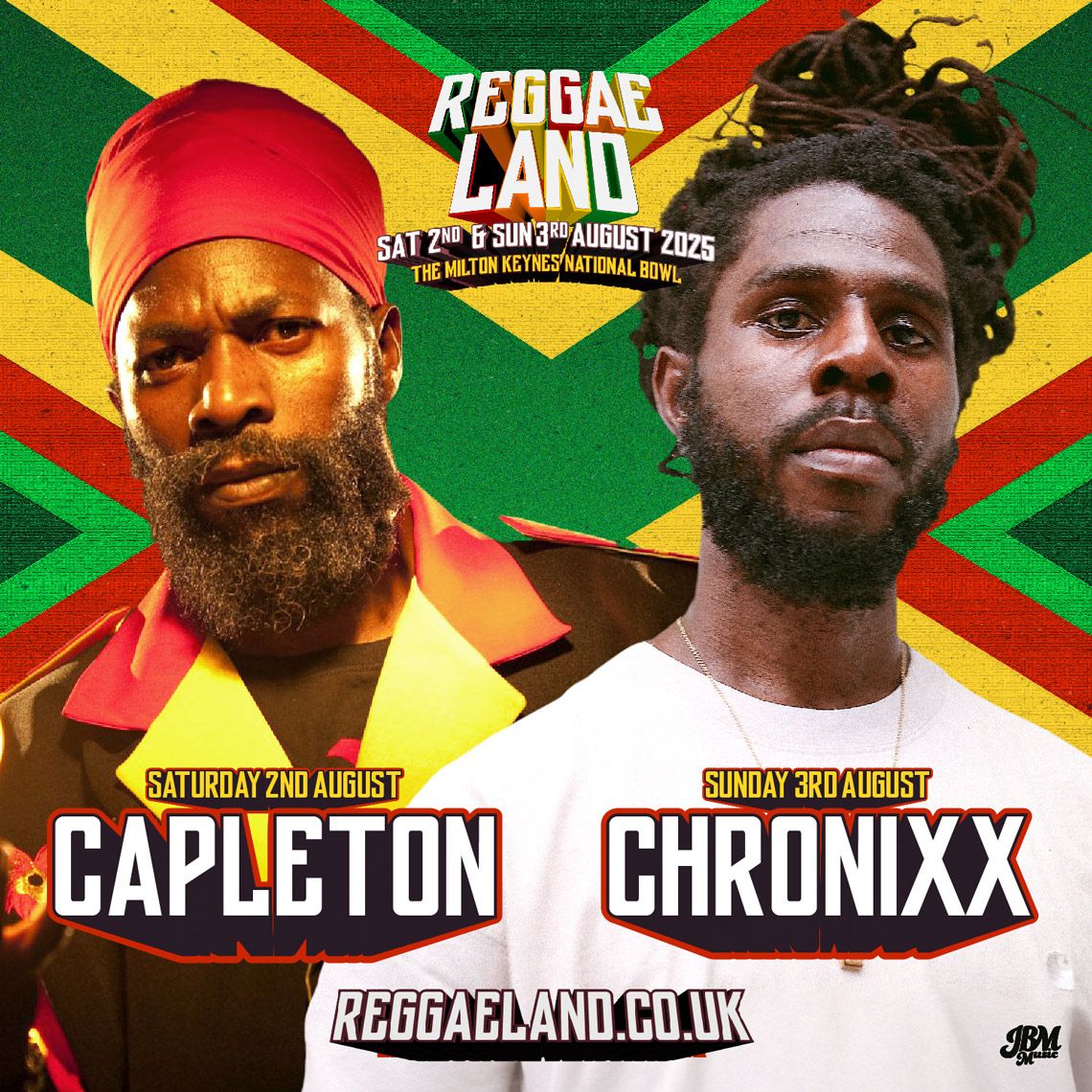 Reggae Land 2025 - Sunday - Chronixx Tickets, 3 August | Event in Milton Keynes | AllEvents