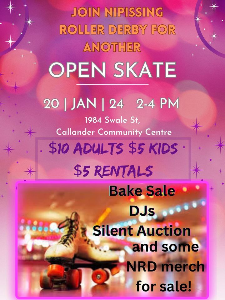 Public Open Skate , Callander Community Centre, Mattawa, January 20