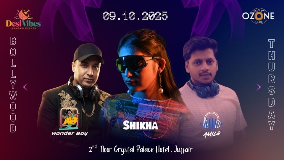 Bollywood Night at Ozone Club, 10 October | Event in Manama | AllEvents