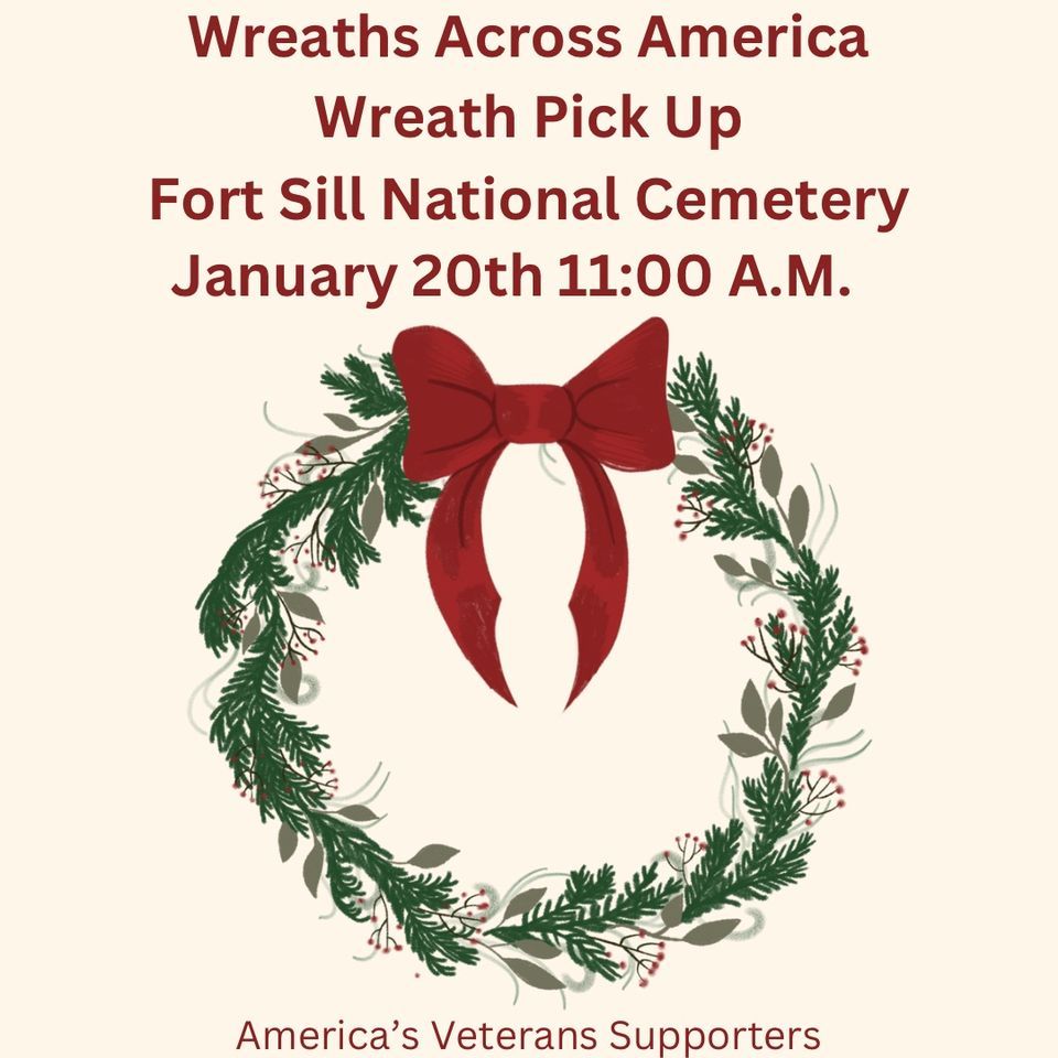 Wreaths Across America Wreath Pick Up , Fort Sill National Cemetery