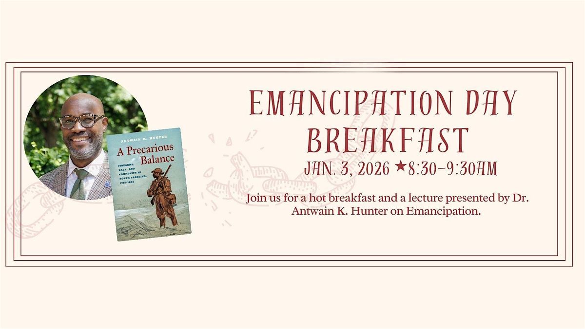 2026 Emancipation Day Breakfast, 3 January | Event in Raleigh | AllEvents