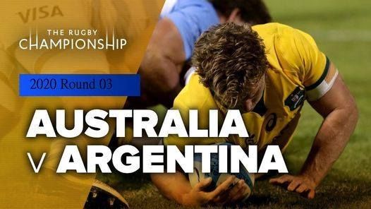 Rugby Championship 2020 Australia Vs Argentina Anz Stadium Lidcombe 21 November