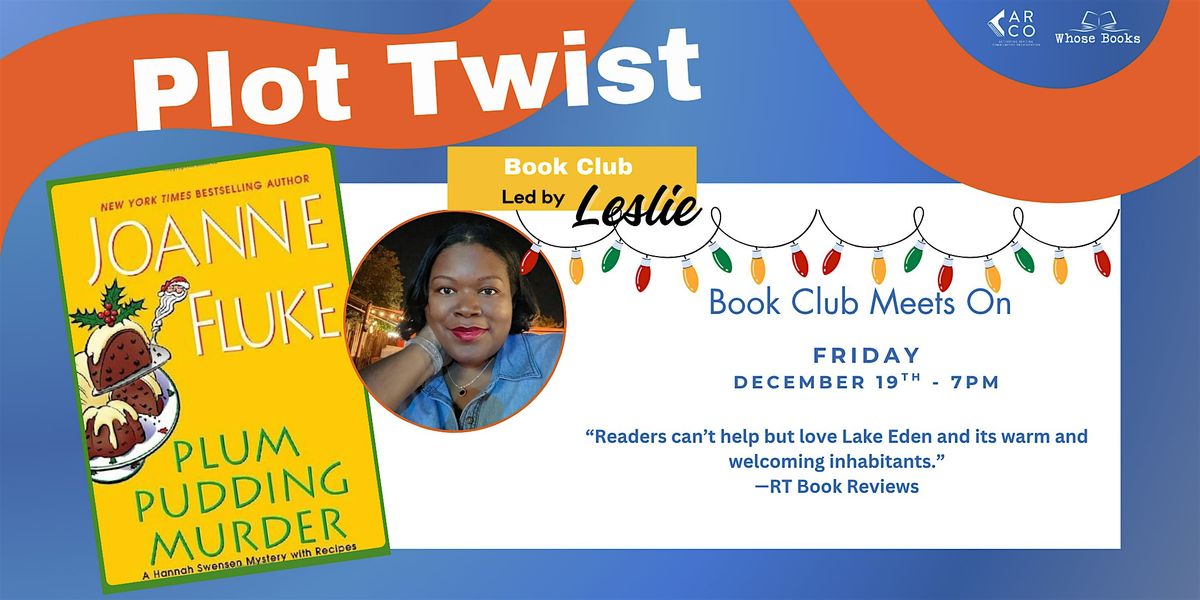 Plot Twist Book Club, 19 December | Event in Dallas | AllEvents