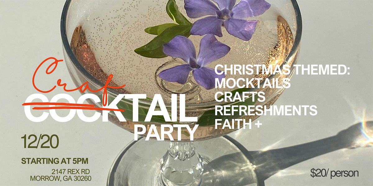 CrafTails Party: Christmas Ornament Sip & Create, 20 December | Event in Morrow | AllEvents