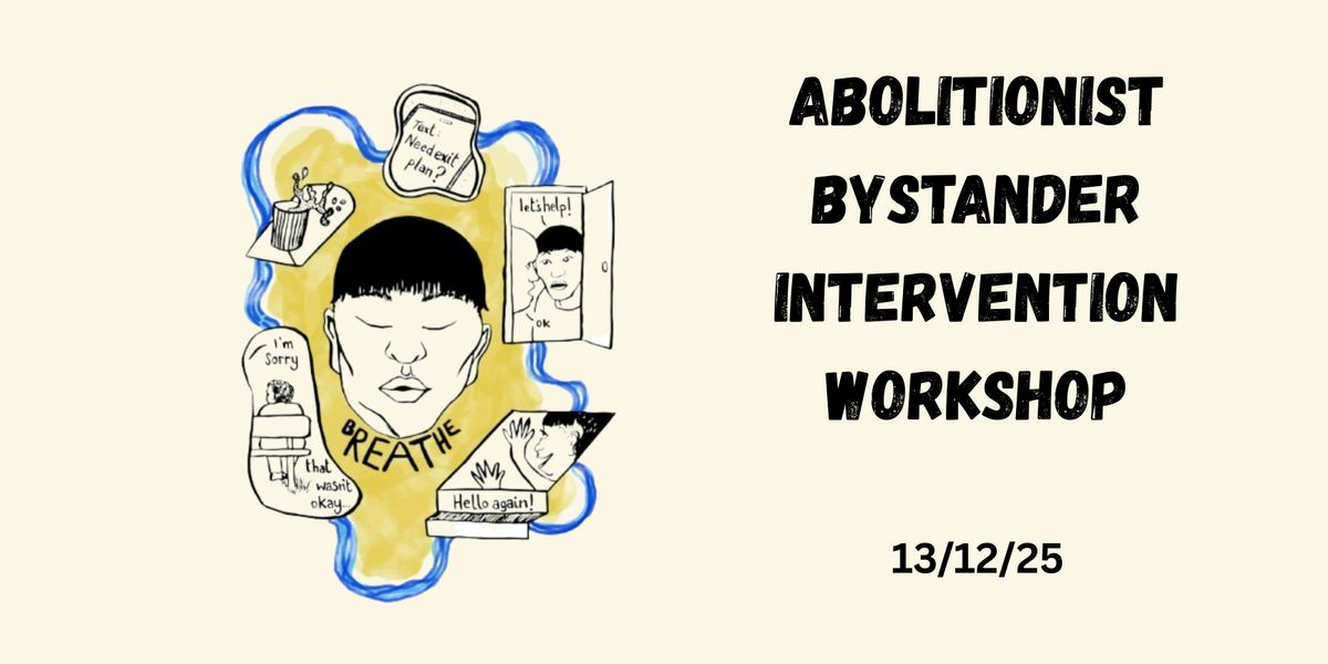 Abolitionist Bystander Intervention Workshop, 13 December | Event in Glasgow | AllEvents