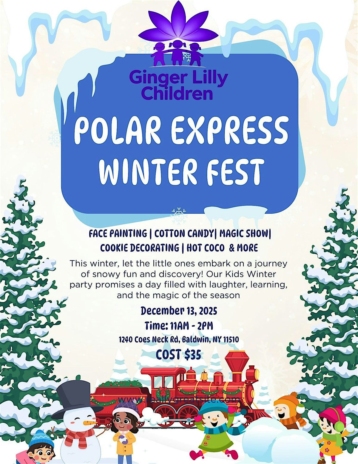Polar Express Winter Fest, 13 December | Event in Baldwin | AllEvents