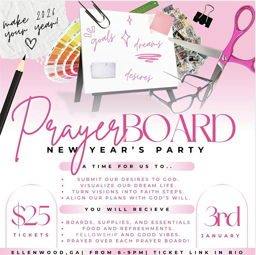 Prayer Board New Year’s  Party, 3 January | Event in Ellenwood | AllEvents