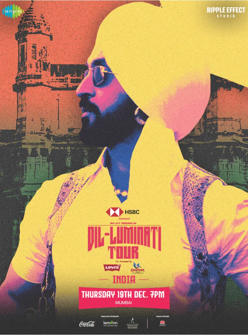Dil-Luminati Tour - India (TEST) Best seller and Party event Tickets Kochi, 19 December | Event in Kochi | AllEvents