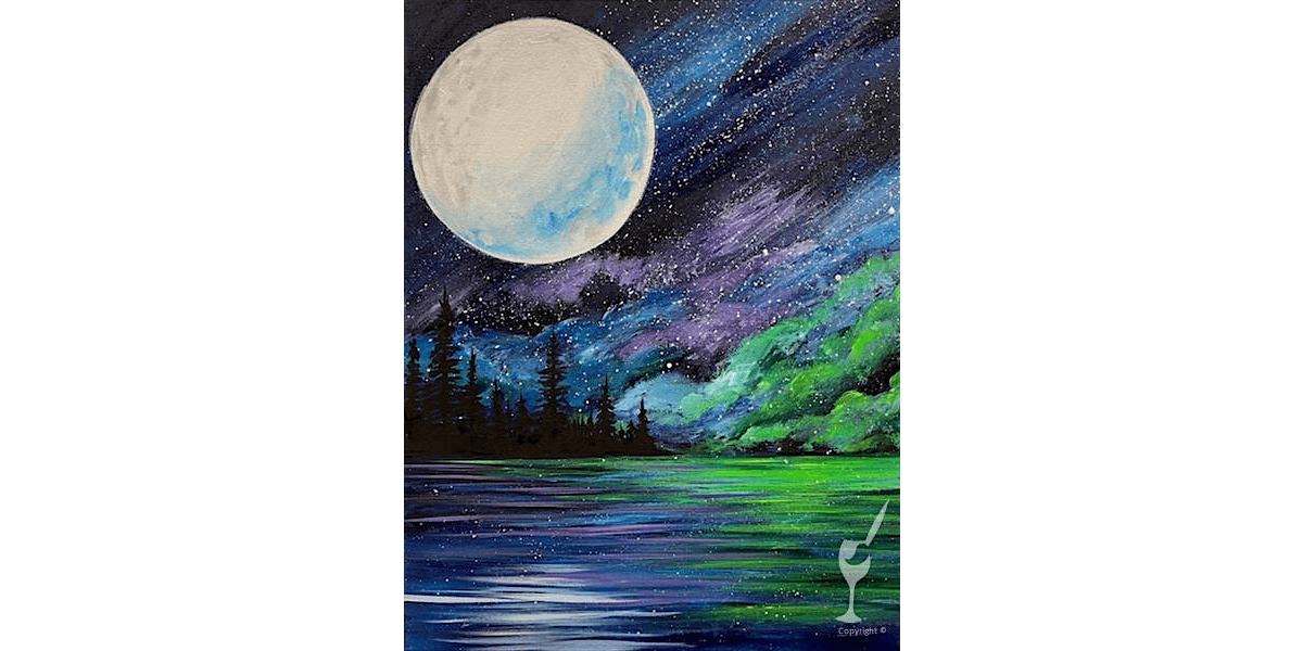 Calming Celestial Scene - Paint and Sip in Austin | Classpop!™, 27 December | Event in Austin | AllEvents
