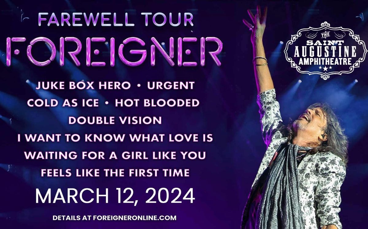 Foreigner at Harrahs Cherokee Resort Event Center, 2 August | Event in Cherokee | AllEvents