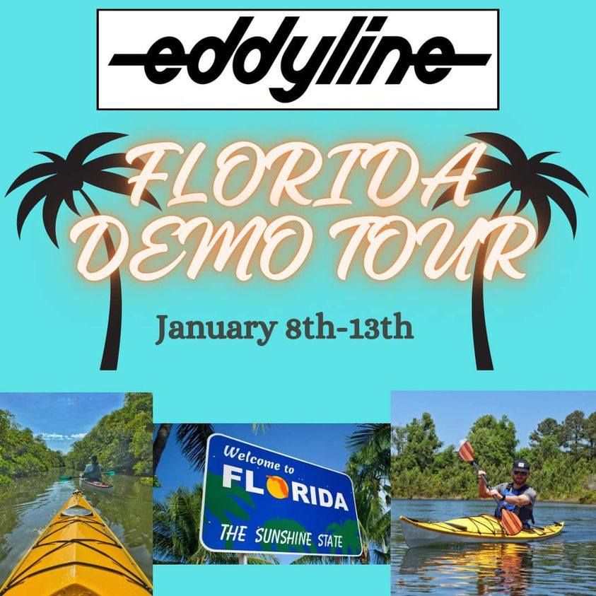 Eddyline Kayak Demo , Cliff Stephens Park, Clearwater, January 13 2024