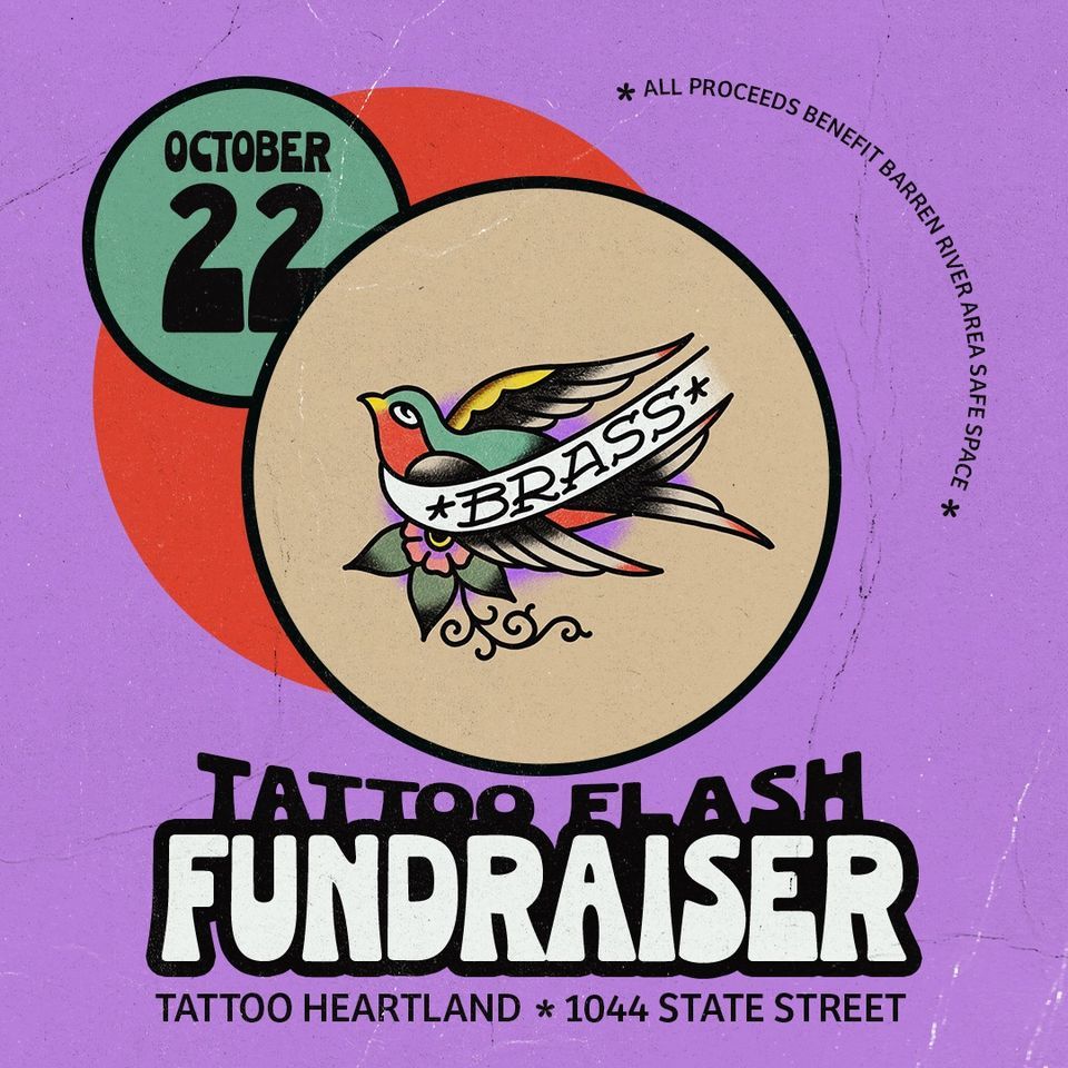 Tattoo Flash Fundraiser Tattoo Heartland & BRASS, inc., Tattoo