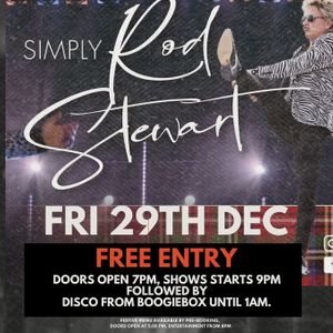 Simply Rod Stewart, The Bognie Arms, Huntly, December 29 2023 ...