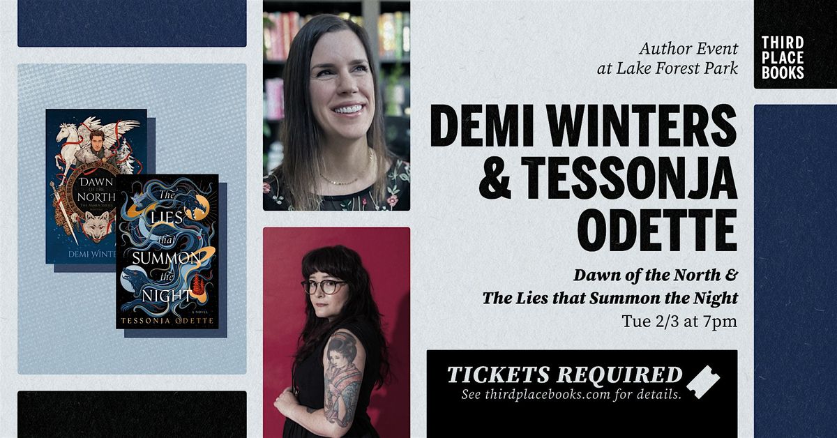 An evening with Demi Winters and Tessonja Odette, 3 February | Event in Lake Forest Park | AllEvents