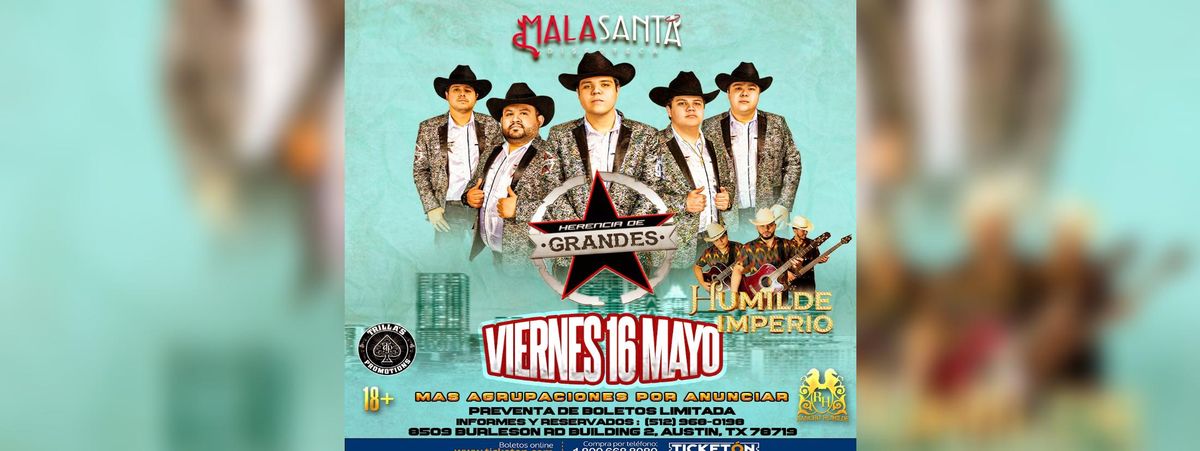 HERENCIA DE GRANDES EN  AUSTIN , 16 May | Event in Austin | AllEvents
