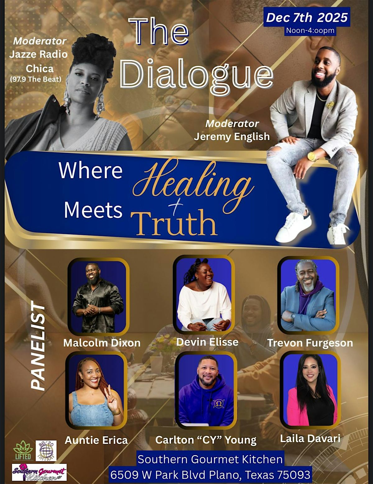 The Dialogue: Where Healing Meets Truth, 7 December | Event in Plano | AllEvents