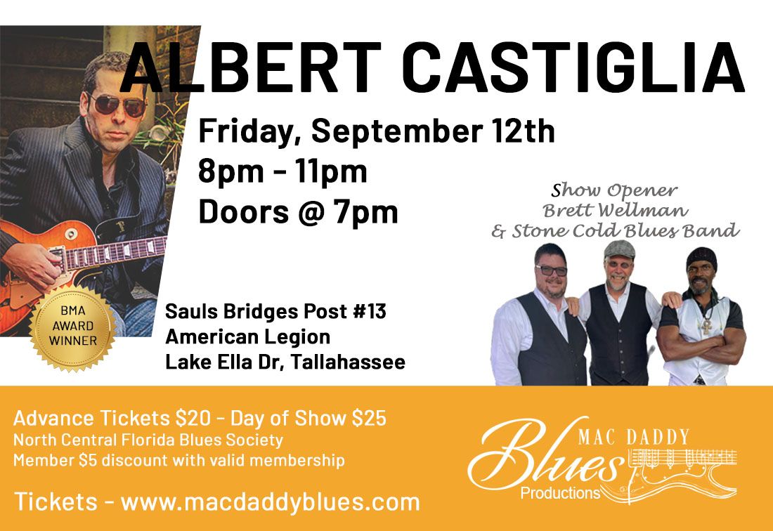 Albert Castiglia at Rams Head On Stage, 7 March | Event in Annapolis | AllEvents