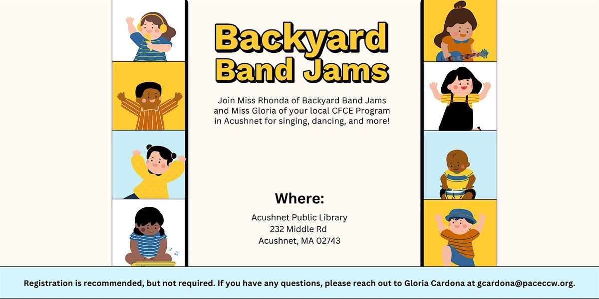 Backyard Band Jams in Acushnet, 11 December | Event in Acushnet | AllEvents