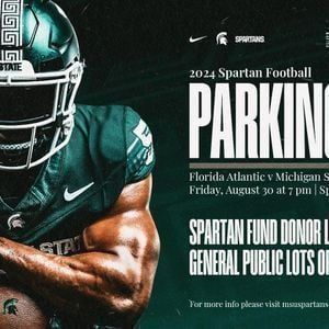 Parking Michigan State Spartans at Michigan Wolverines Wrestling