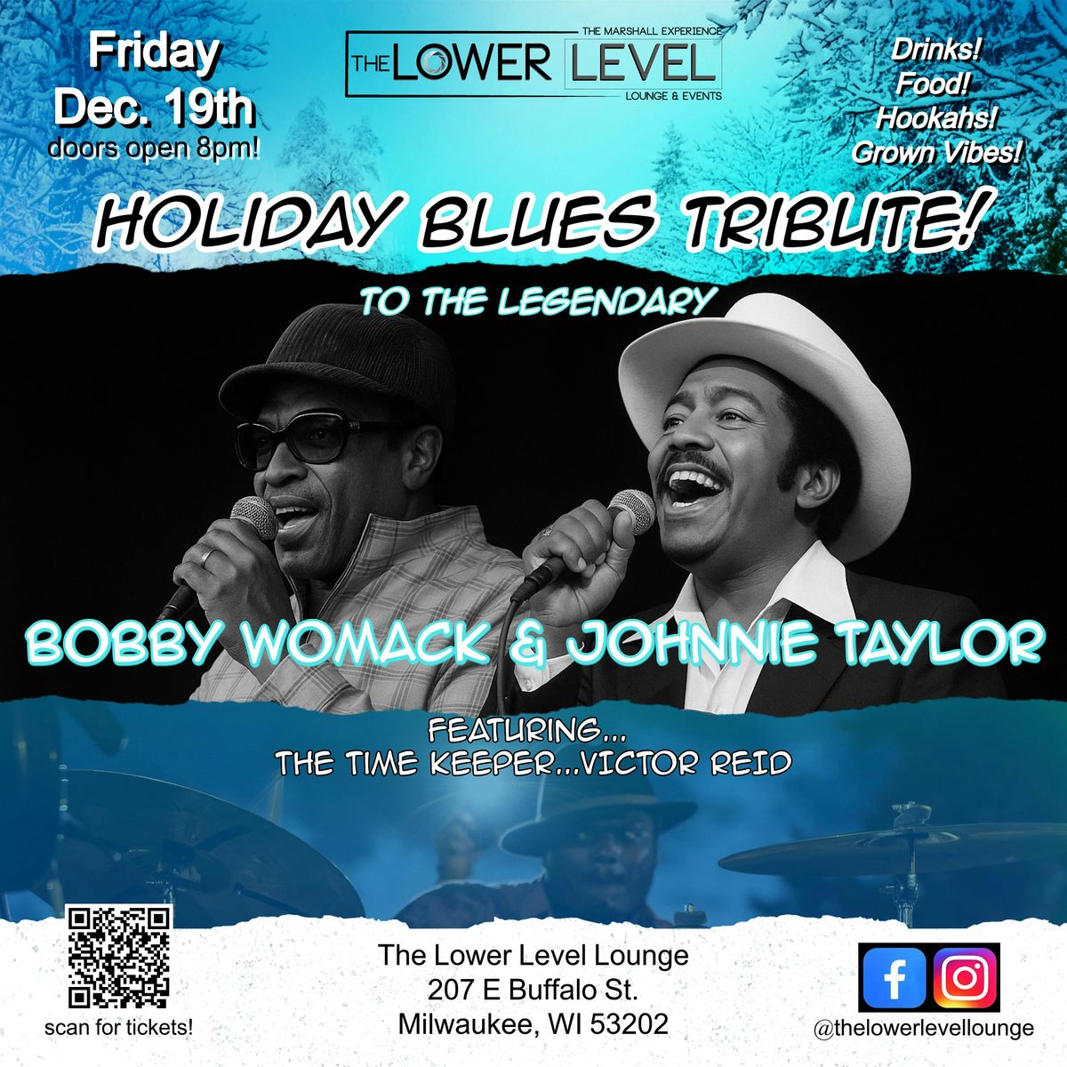 Holiday Blues Tribute  to Bobby Womack & Johnnie Taylor, 19 December | Event in Milwaukee | AllEvents