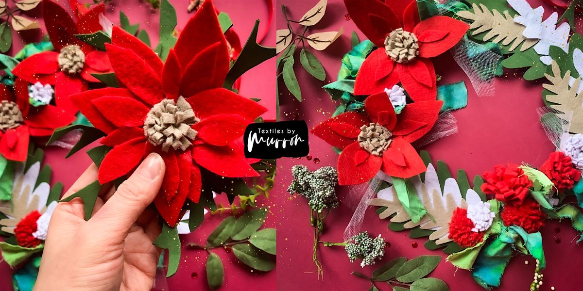 Christmas Textile Wreath Making Workshop, 6 December | Event in Bury | AllEvents