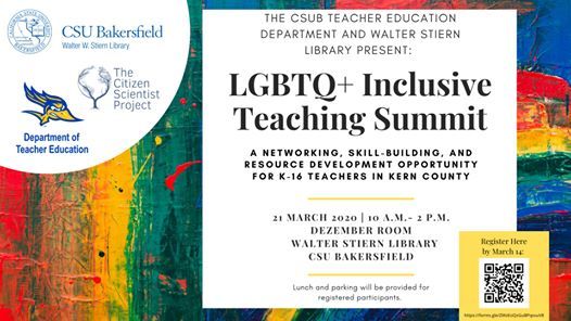Lgbtq Inclusive Teaching Summit At Walter W Stiern