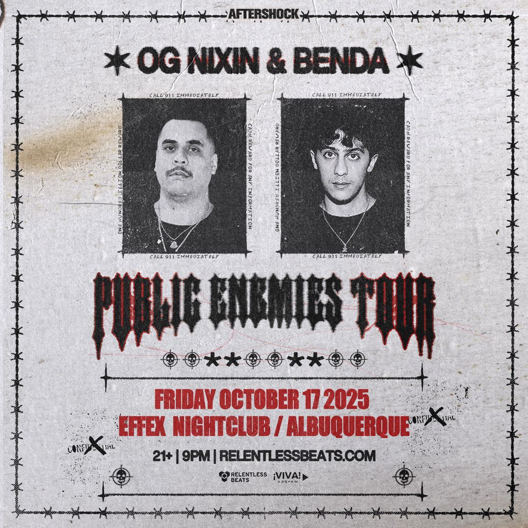 OG Nixn x Benda, 16 October | Event in Albuquerque | AllEvents