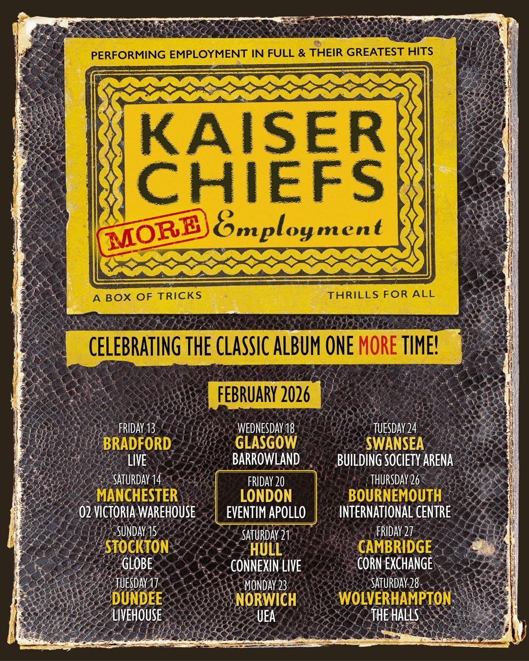 Kaiser Chiefs Wolverhampton Tickets, 28 February | Event in Wolverhampton | AllEvents