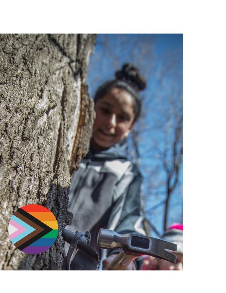 OUTside with Pride Youth Maple Syrup Making, Eastman Nature Center