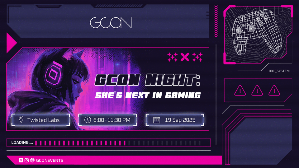 GCON Night: She's Next in Gaming in Riyadh, 19 September | Event in Riyadh | AllEvents