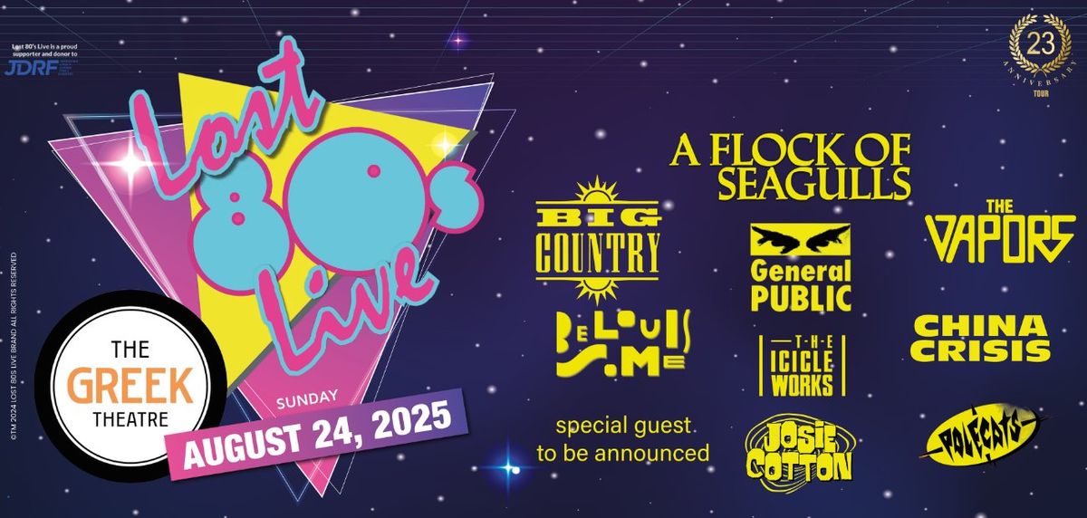 Big Country: A Flock of Seagulls, 22 August | Event in San Diego | AllEvents