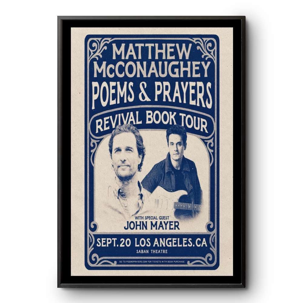 Matthew McConaughey: Poems and Prayers - Revival Book Tour, 20 September | Event in Austin | AllEvents