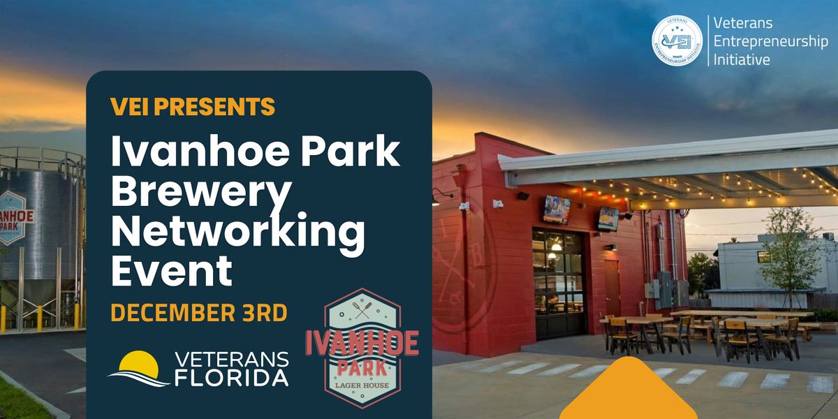 Ivanhoe Park Brewery Networking Event, 3 December | Event in Orlando | AllEvents