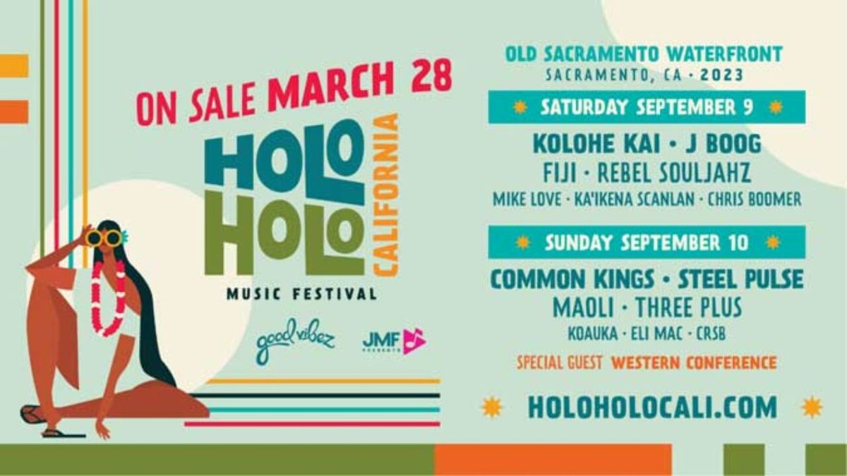 Holo Holo Music Festival Kolohe Kai J Boog Maoli & The Green 2 Day Pass, Heart Health Park