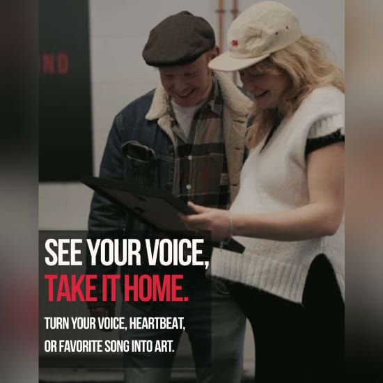 Art of Sound Gallery: Transform Your Voice or Heartbeat Into a Framed 20×20 Artwork, 10 December | AllEvents